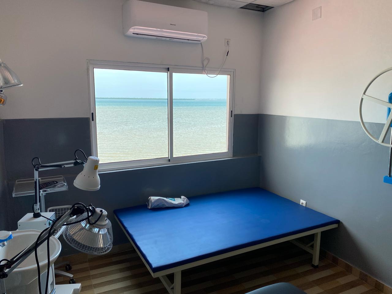 Sessão de fisioterapia